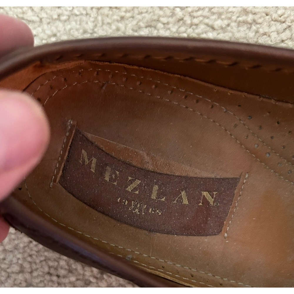 Vintage Mezlan Genuine Crocodile Tassel Loafers 11M Exotic Leather Spain - Picture 3 of 8